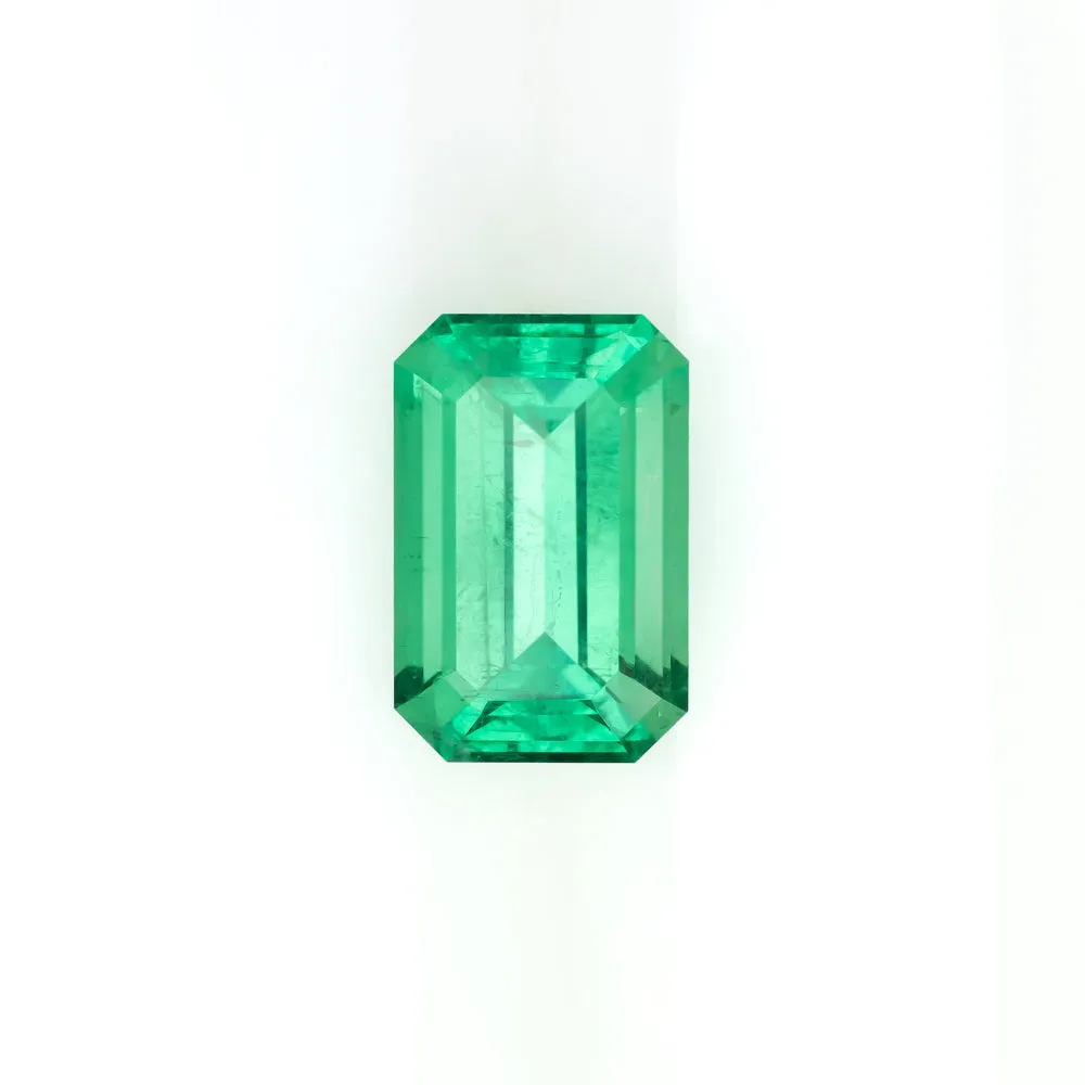 1.19ct EMERALD LOOSE STONE GIA CERTIFIED NO OIL EMERALD CUT NATURAL UNTREATED