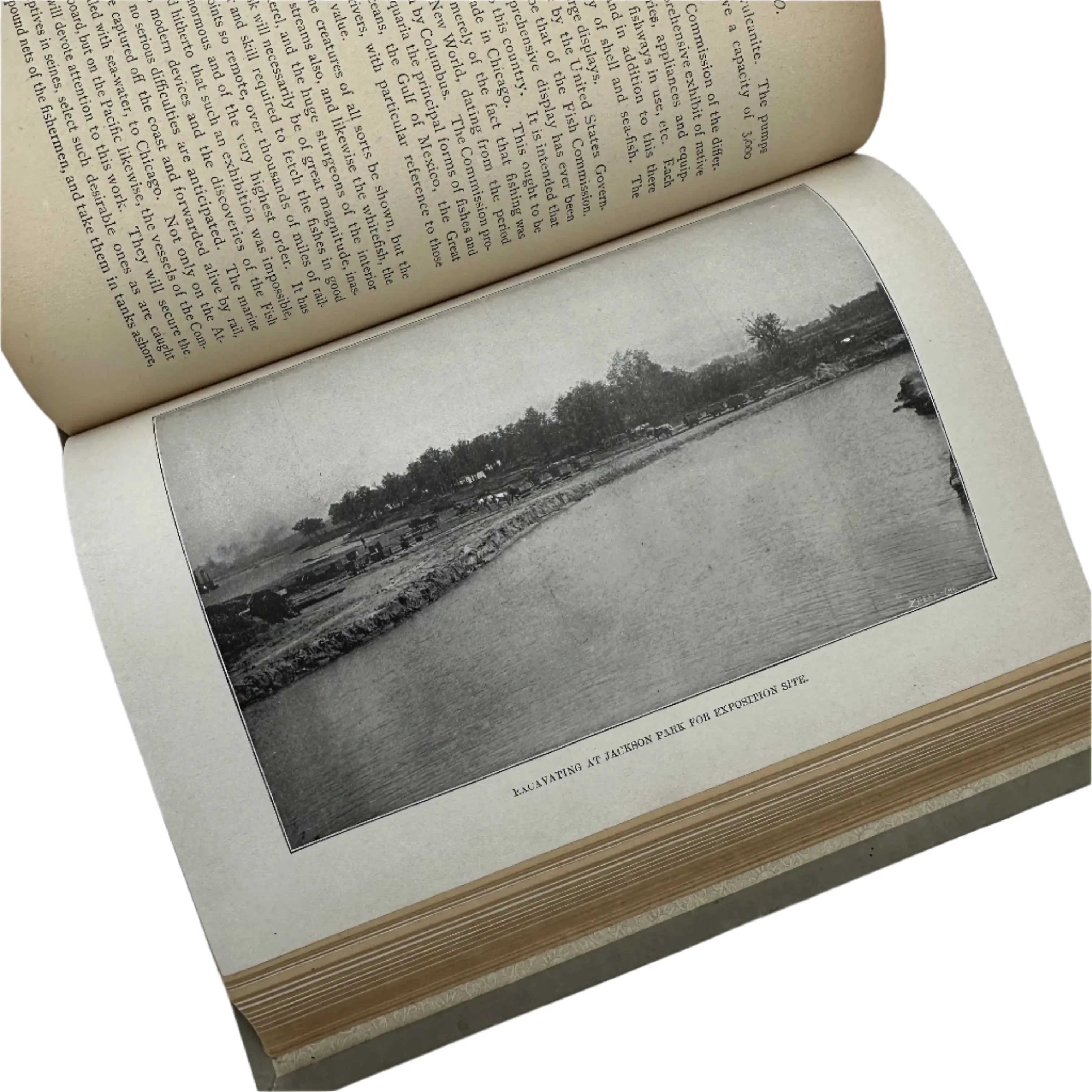 1893 "Artistic Guide to Chicago and the World's Columbian Exposition" with large fold out map of the Exposition grounds