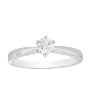 18ct White Gold .31ct Diamond Nova Ring