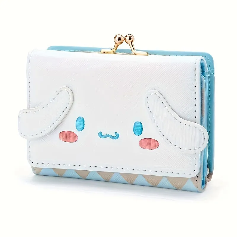 1pc Sanrio Sweetheart Wallet - Adorable Anime Cartoon Design, Fashionable Clutch Bag for Daily Chic Style