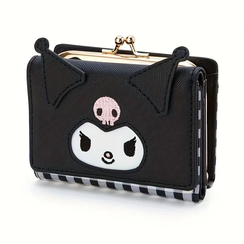 1pc Sanrio Sweetheart Wallet - Adorable Anime Cartoon Design, Fashionable Clutch Bag for Daily Chic Style