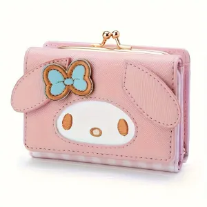 1pc Sanrio Sweetheart Wallet - Adorable Anime Cartoon Design, Fashionable Clutch Bag for Daily Chic Style