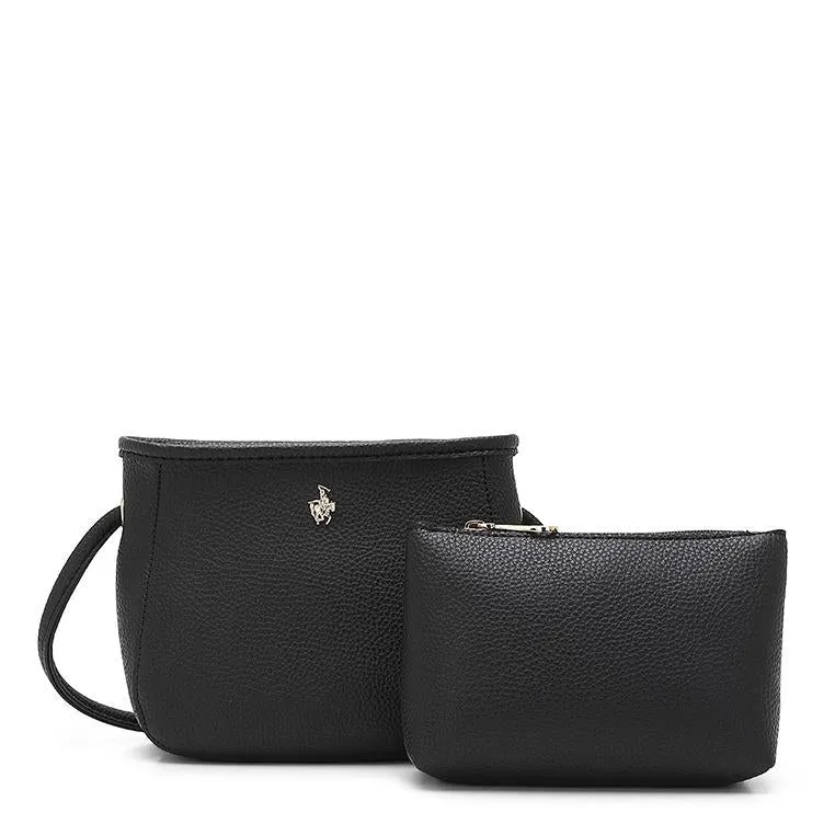 2 In 1 Women's Top Handle Sling Bag With Pouch - HMG 565