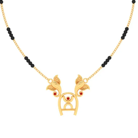 22k Gold Dazzling Mangalsutra From Mugdhaa Collection