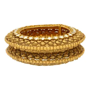 22K Yellow Gold Charita Bangle Set (125.1gm)