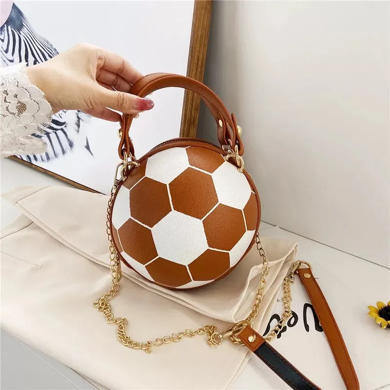 3d basketball chain handbag tote bag