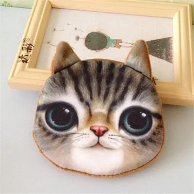 3D Cartoon Cat Wallet