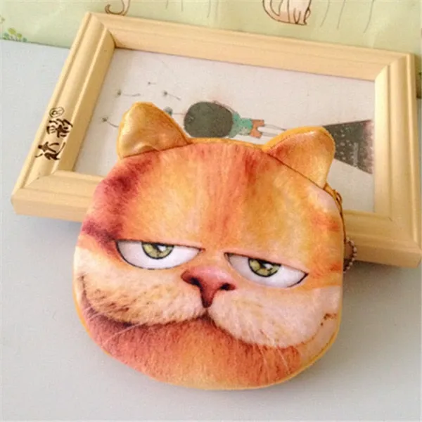 3D Cartoon Cat Wallet