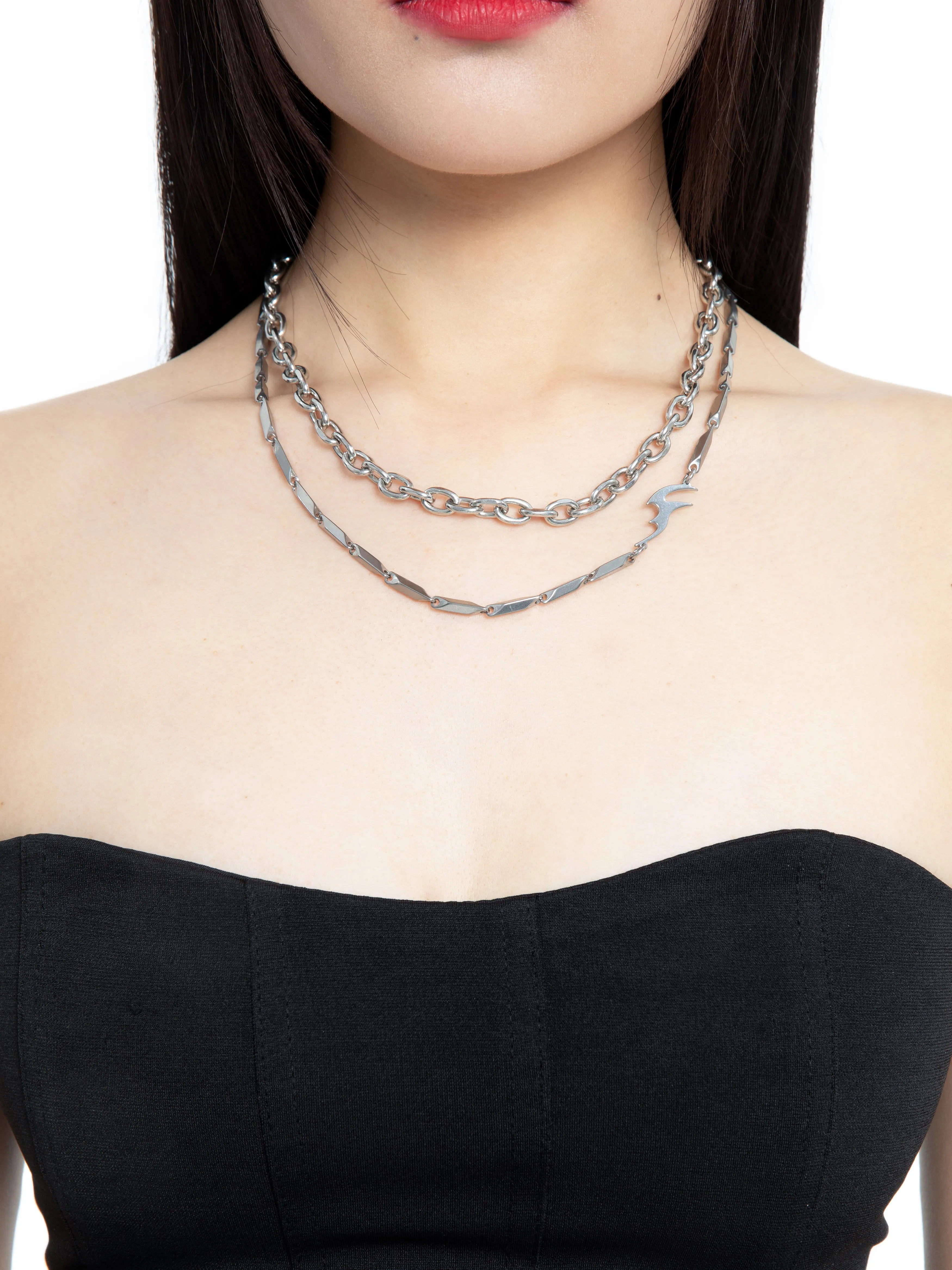 40% OFF!  Fervooor Spike necklace set