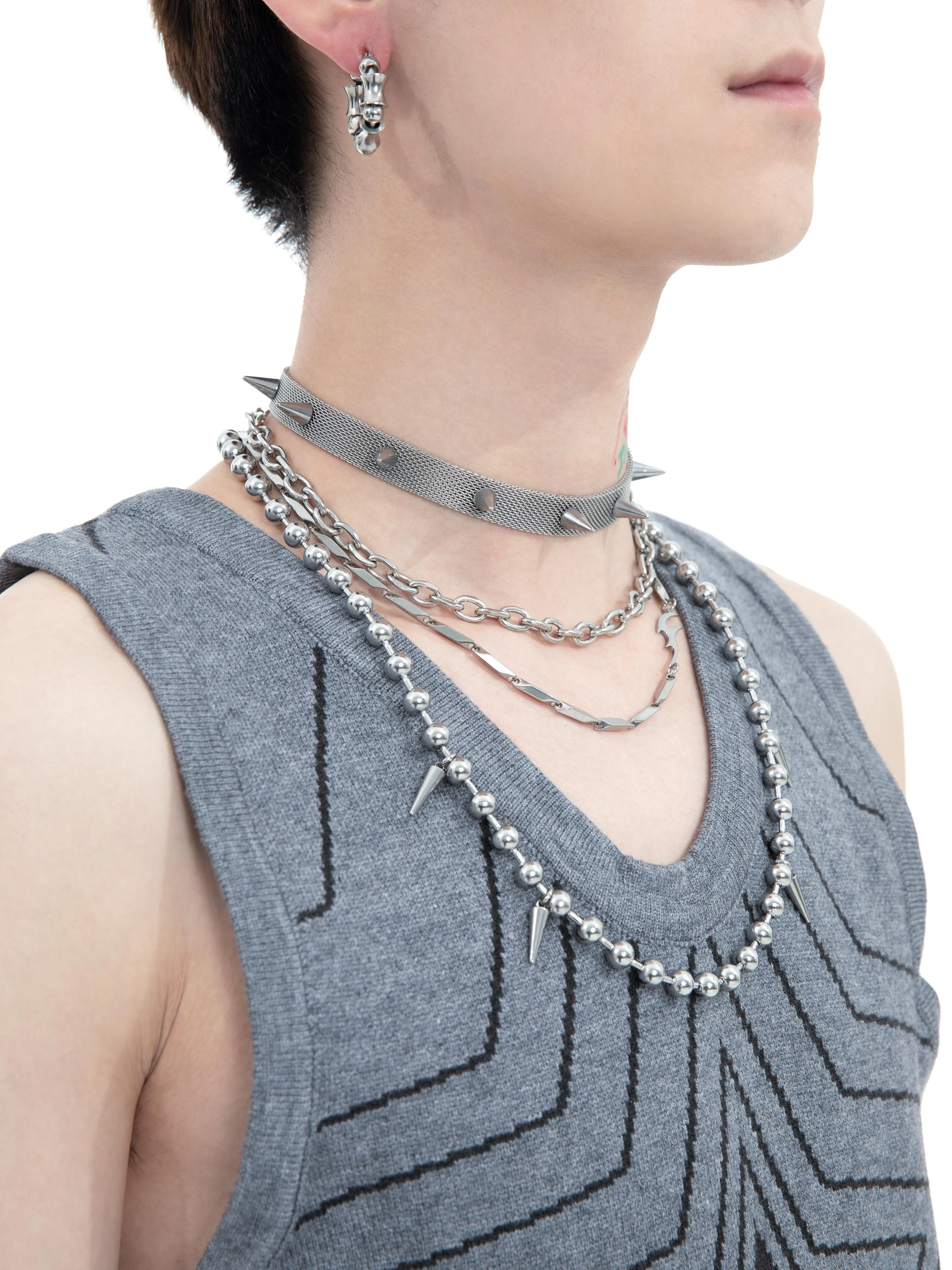 40% OFF!  Fervooor Spike necklace set