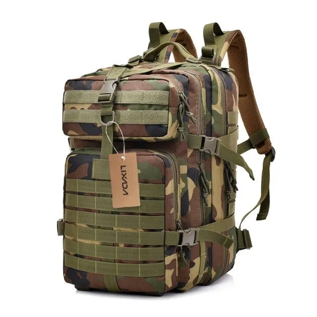 40L Military MOLLE Tactical Army Backpack