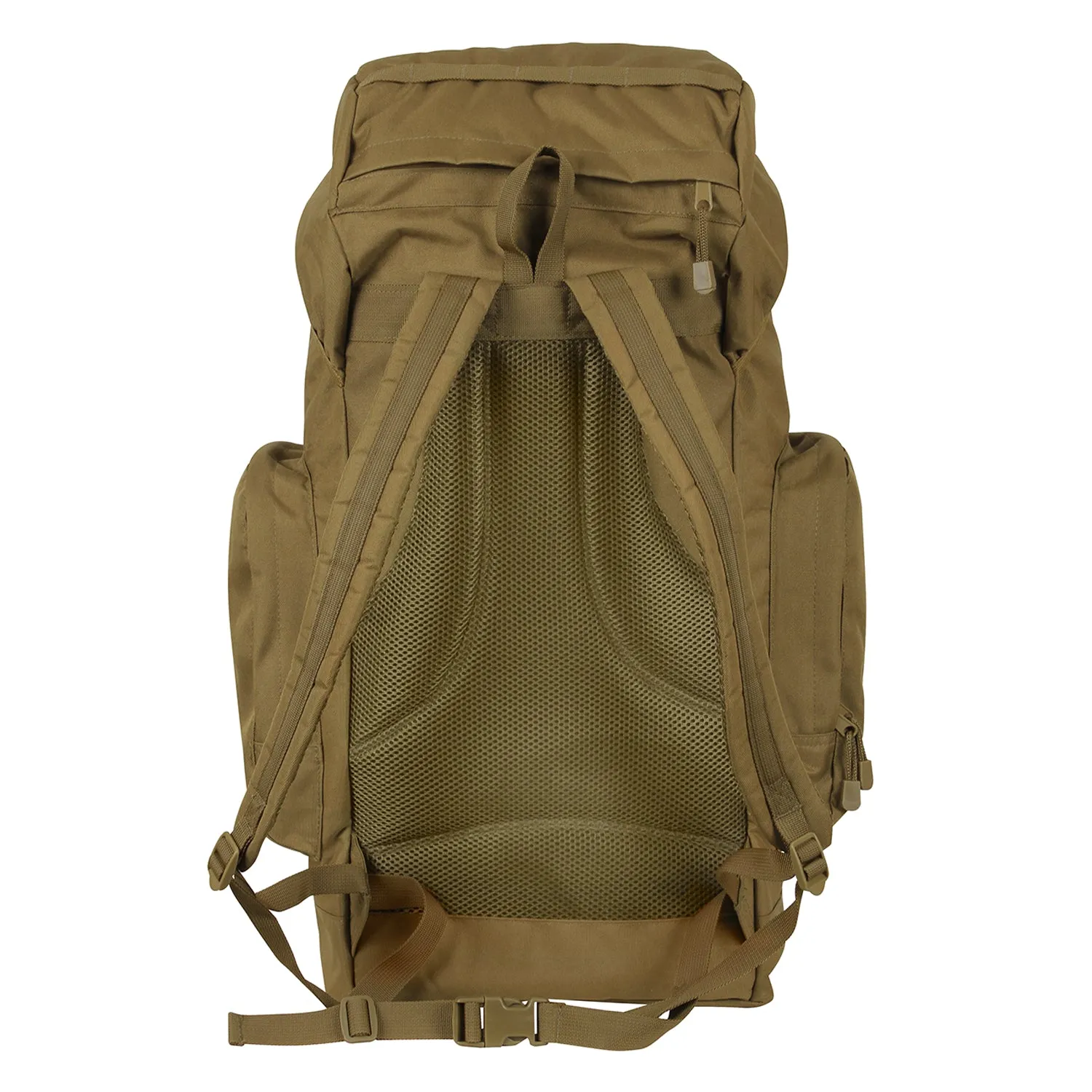 45 Liter Tactical Backpack- 22" Coyote Brown or Black Hiking Day Pack Gear Bag