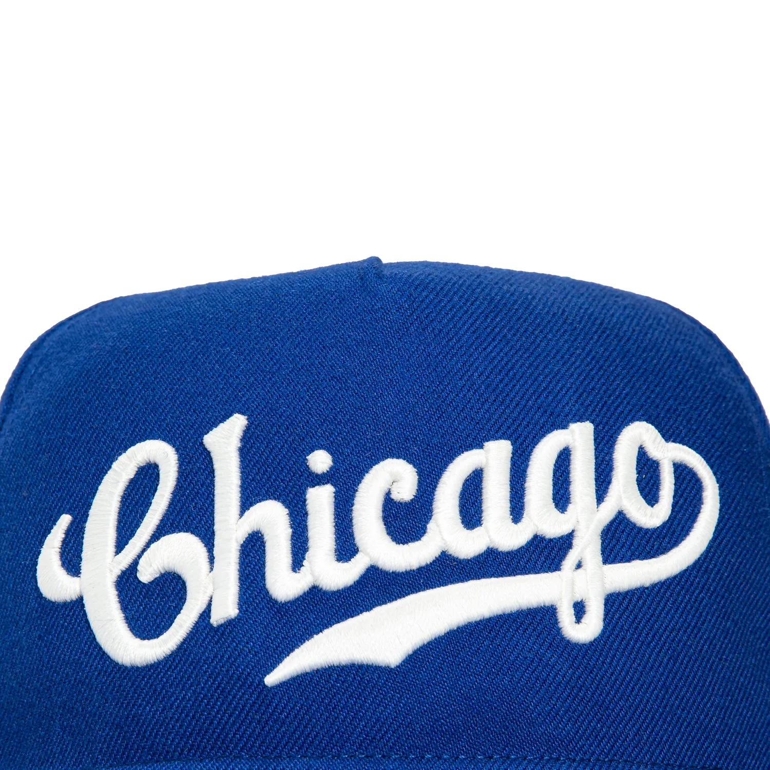 47 Brand Hitch Chicago Cubs 1908 World Series Patch Snapback Script Hat - Royal