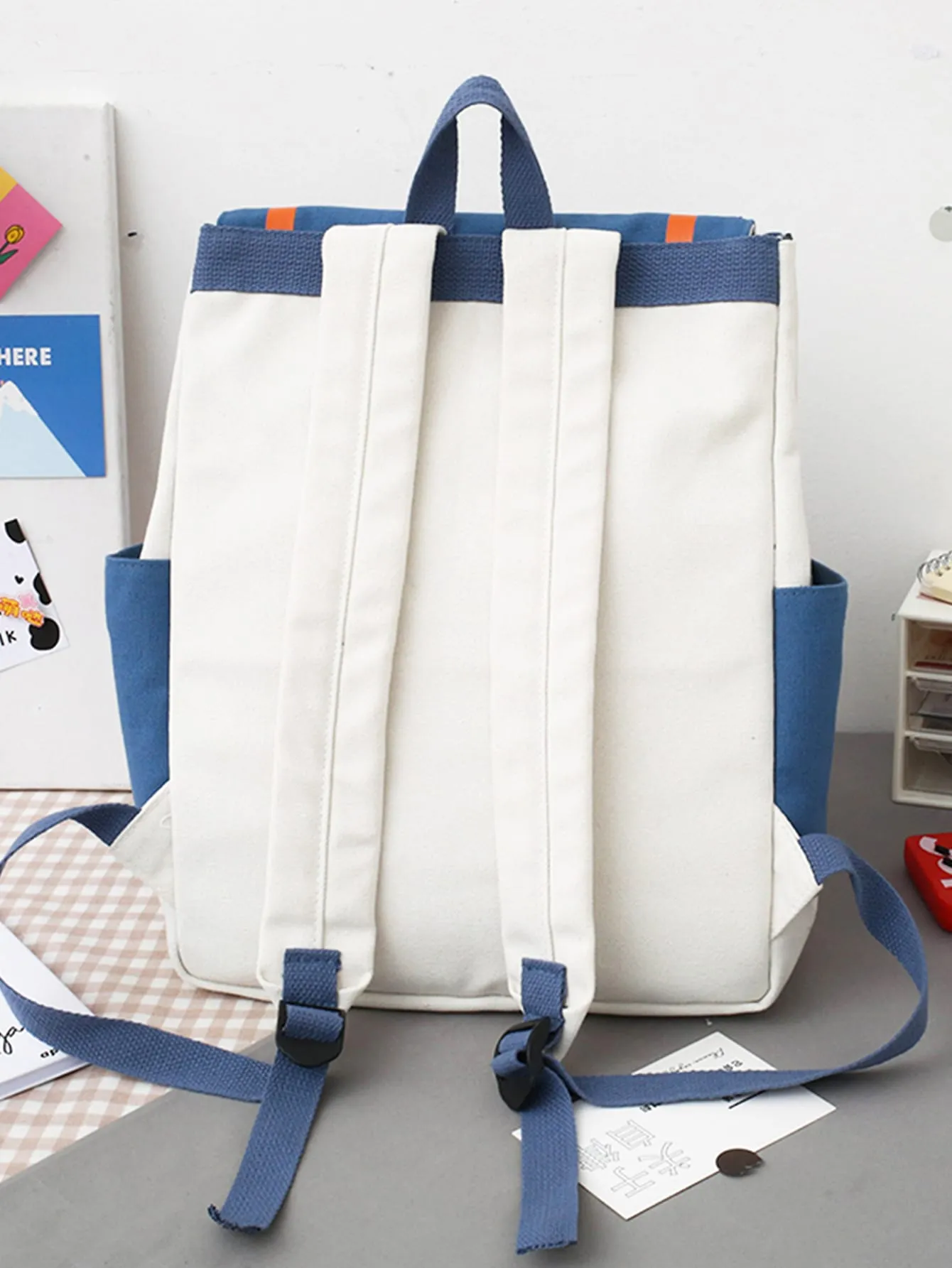 4pcs Cartoon Design Backpack Set