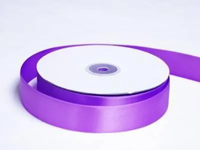 50 Yards 1" DIY Purple Satin Ribbon Wedding Party Dress Favor Gift Craft