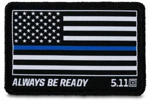 5.11 Tactical Thin Blue Line Woven Patch