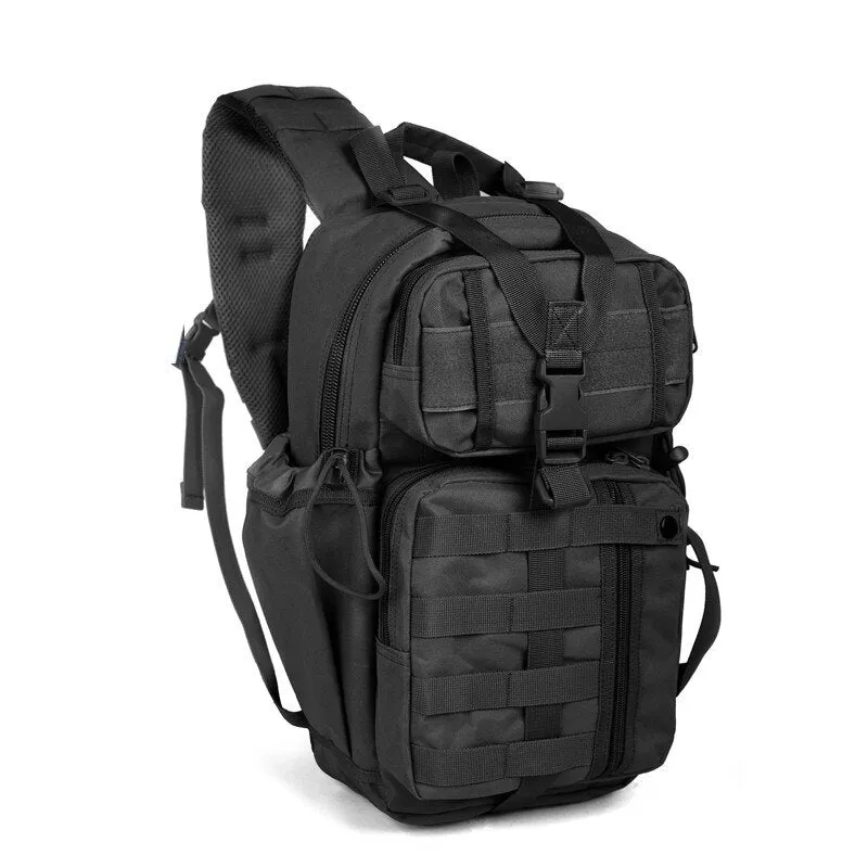 600D Tactical MOLLE Single Strap Sling Backpack 21L