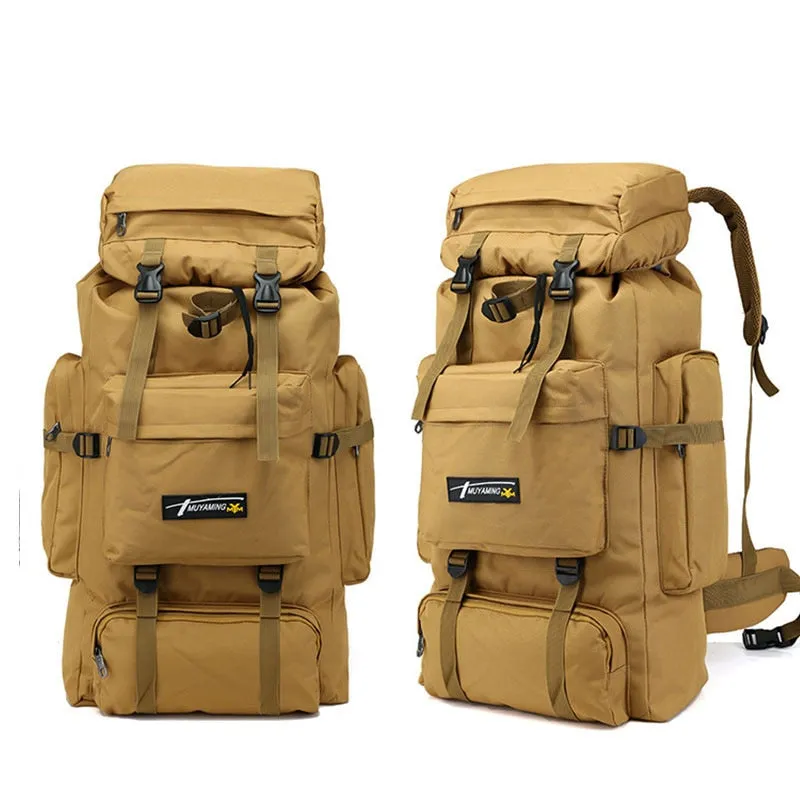 70L Large Capacity Backpack Nylon Waterproof Military Tactics Molle Army Bag