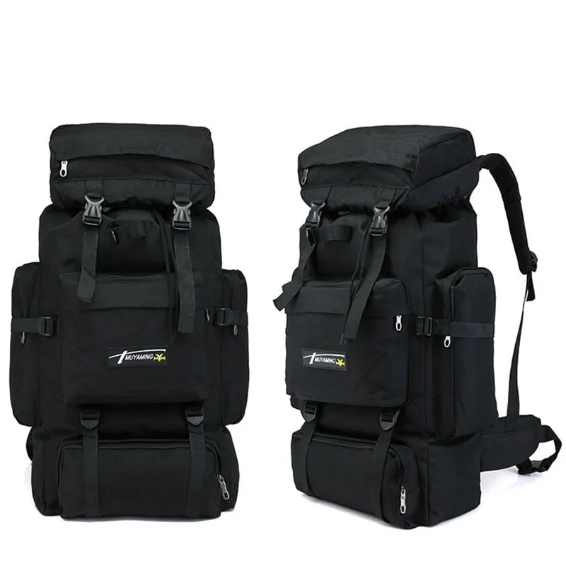 70L Large Capacity Backpack Nylon Waterproof Military Tactics Molle Army Bag