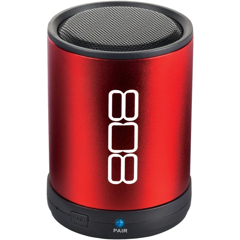 808 SP880RD Bluetooth(R) Portable Speaker (Red)