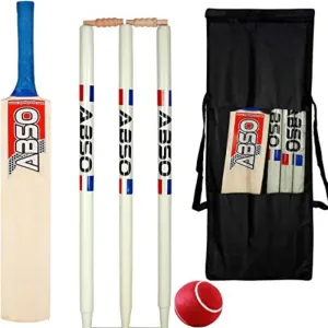 ABSO Wooden Tennis Cricket Kit (Size 4)