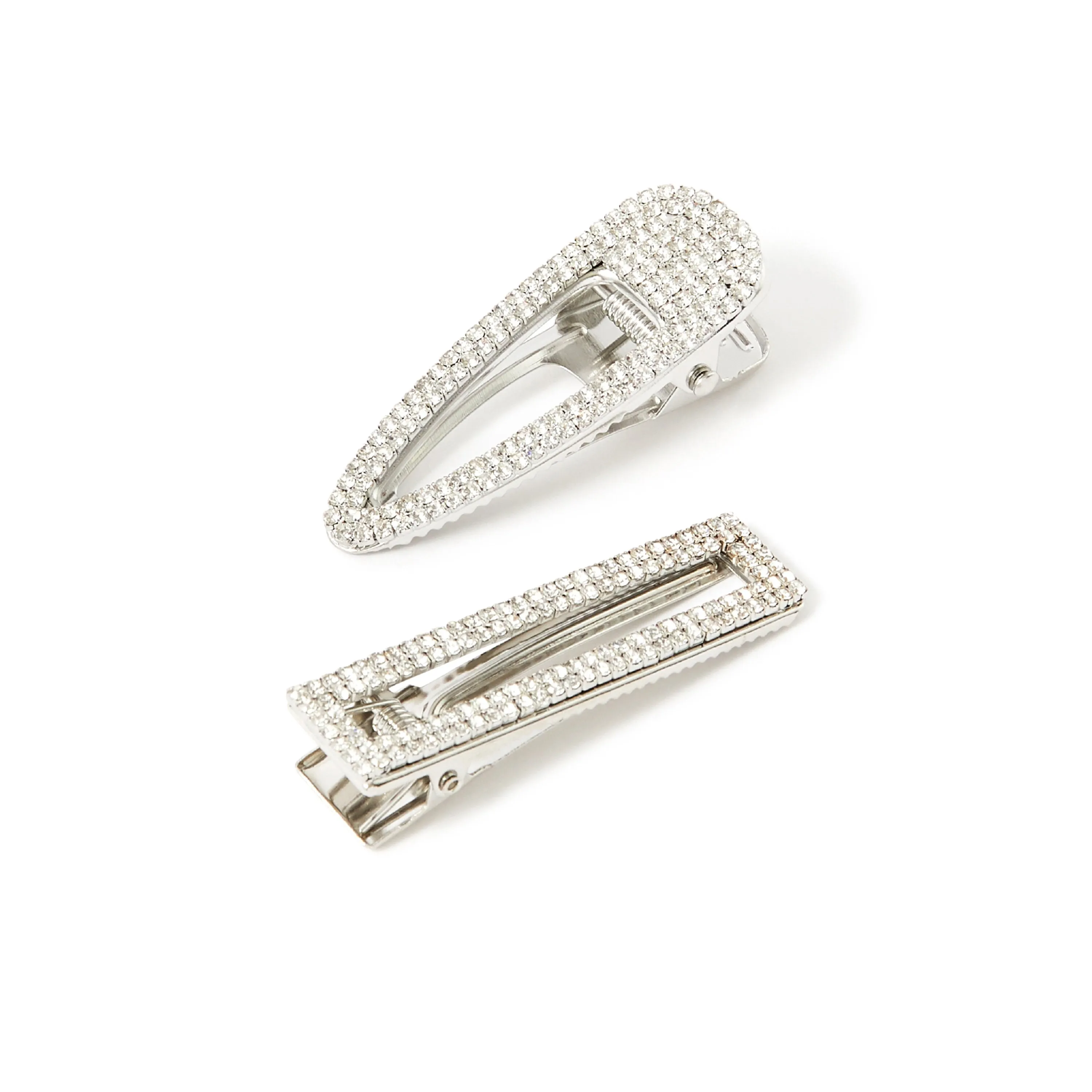 Accessorize London Women's Set of 2 Diamante hair clips