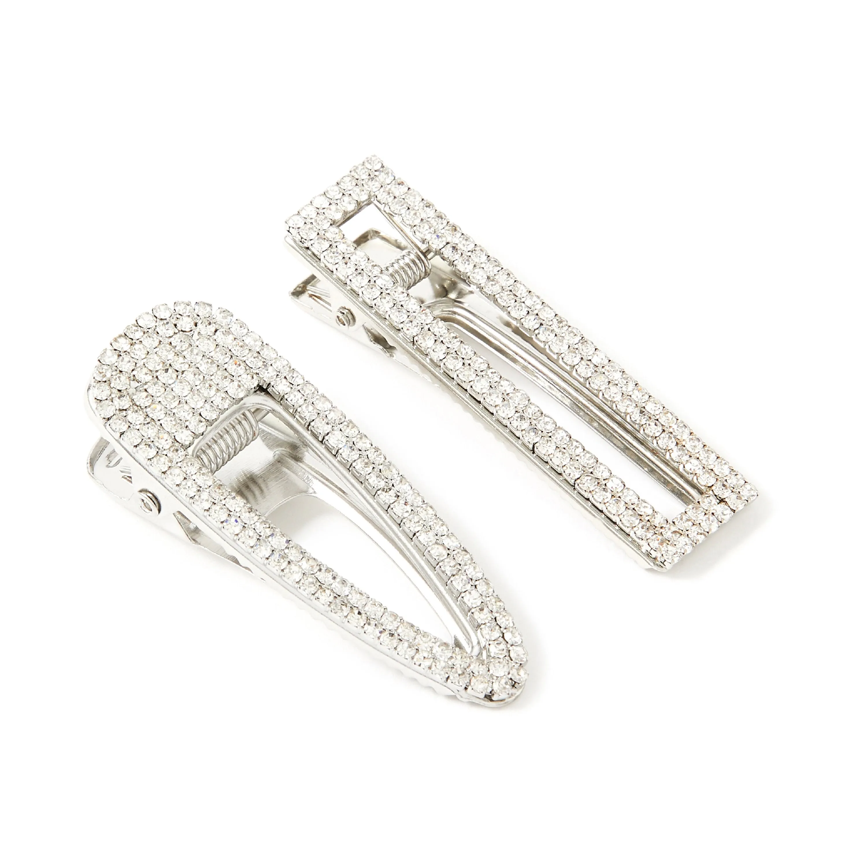 Accessorize London Women's Set of 2 Diamante hair clips