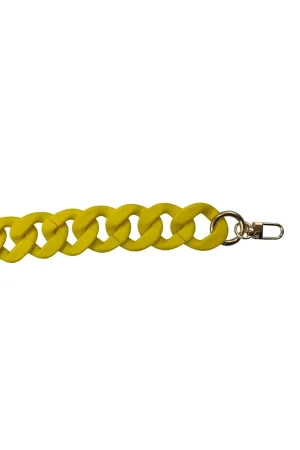 Acrylic Chain in Matte Yellow