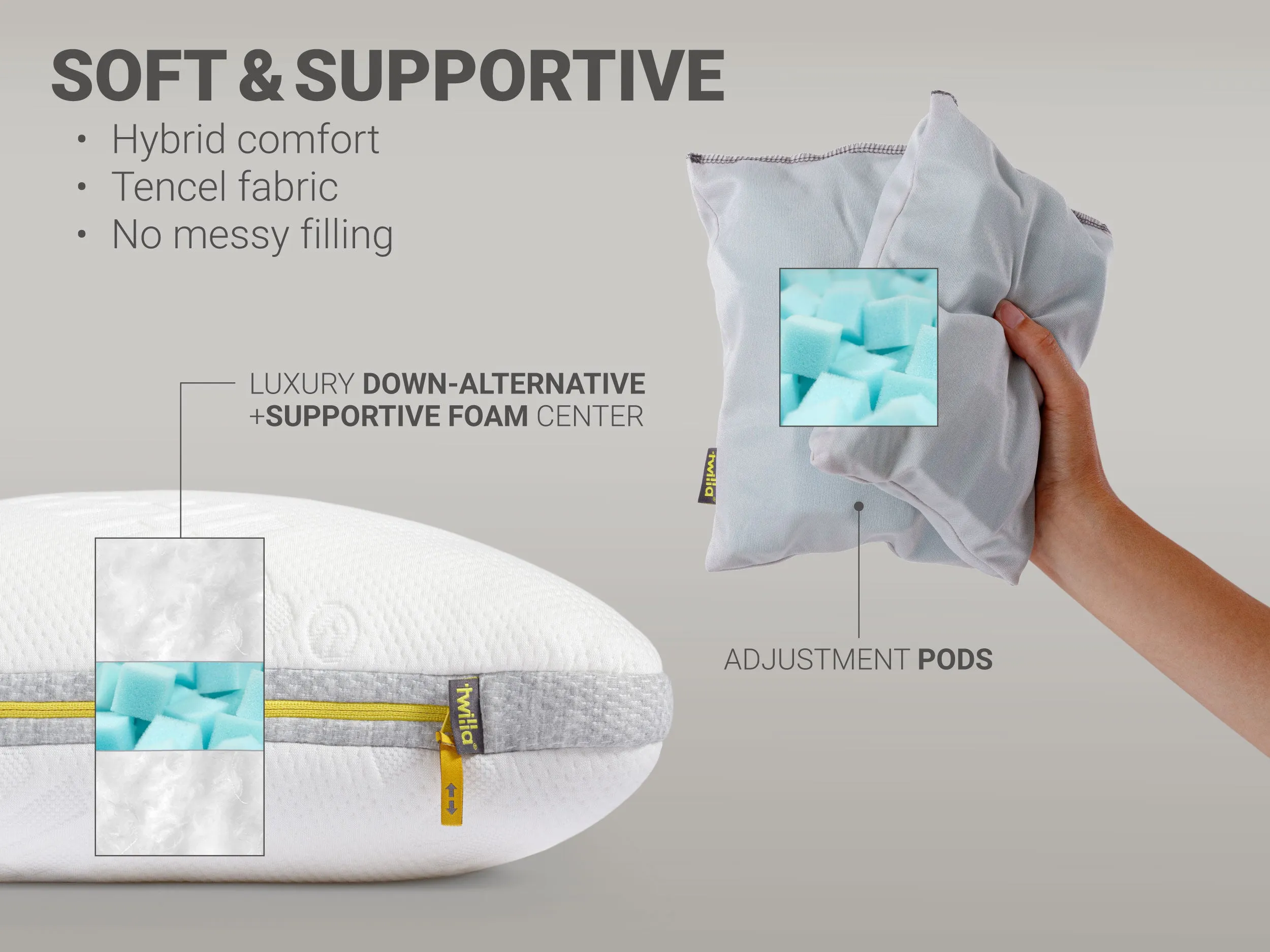 Adjustable Pillow  PODS