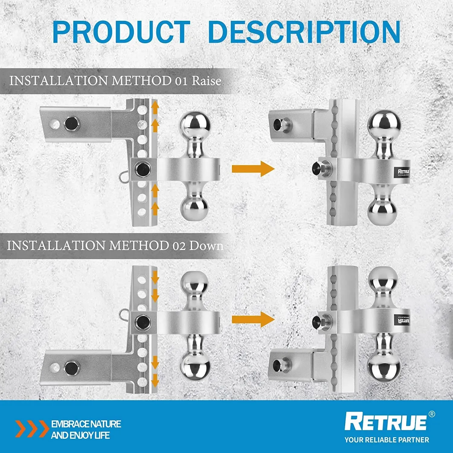 Adjustable Trailer Hitch