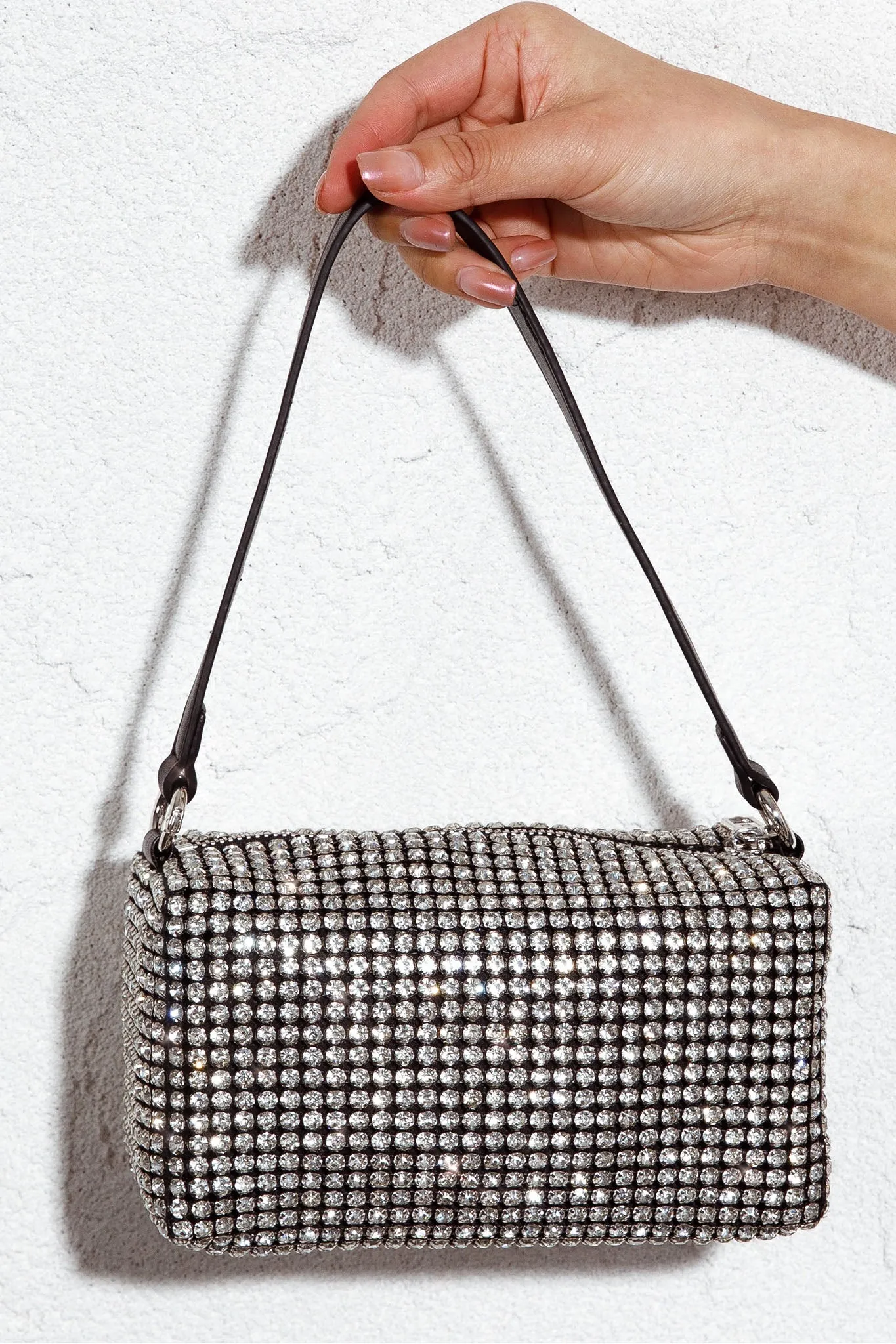 After Hours Diamante Bag Silver