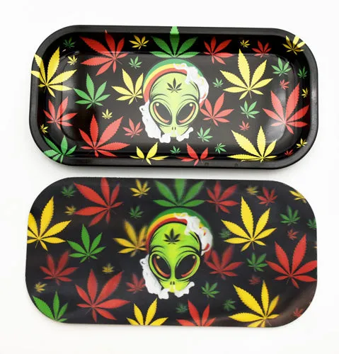 Alien Rolling Tray with Lid