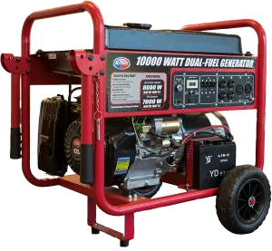 All Power America/Gentron APGG10000GL 8000W/10000W Electric Start Dual Fuel Generator New