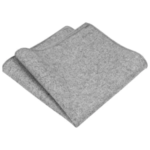 Amelia Grey Tweed Pocket Square