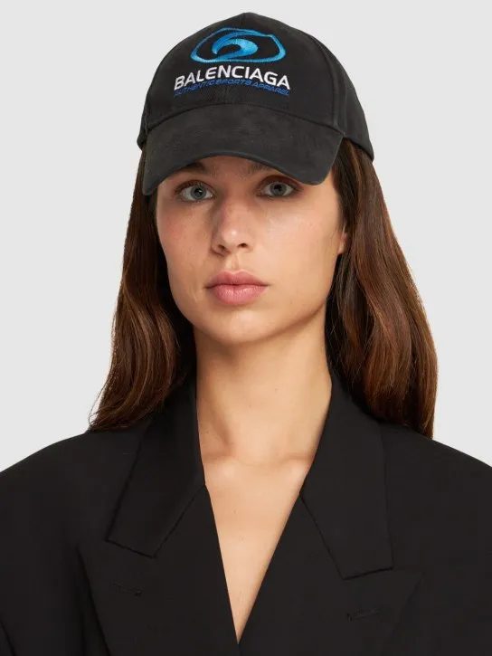 Balenciaga   Surfer cotton drill cap 