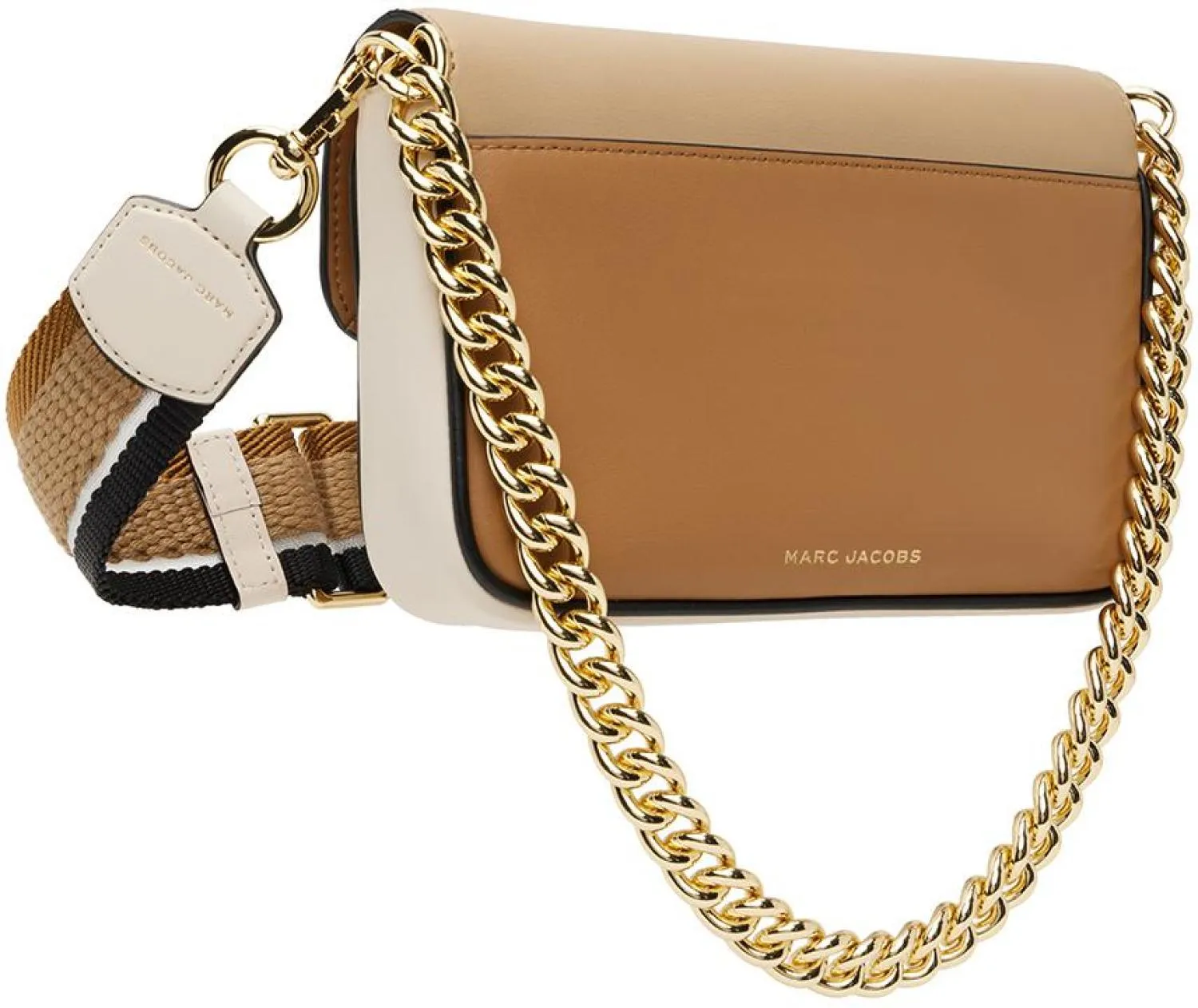 Beige & Tan 'The J Marc' Shoulder Bag