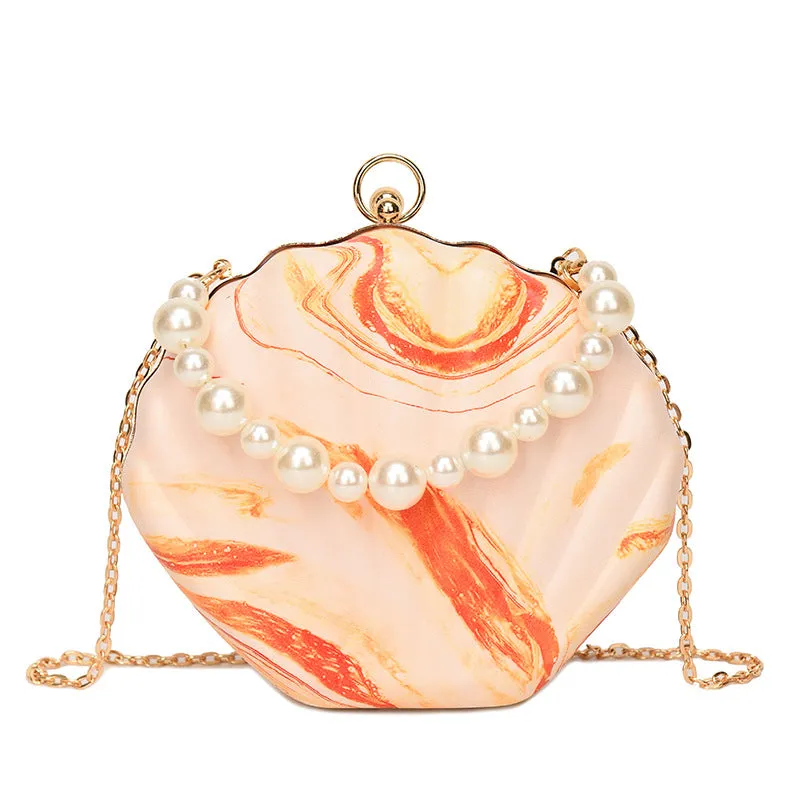 BerriesJam - 2024 Small Pearl Handheld Shell Bag