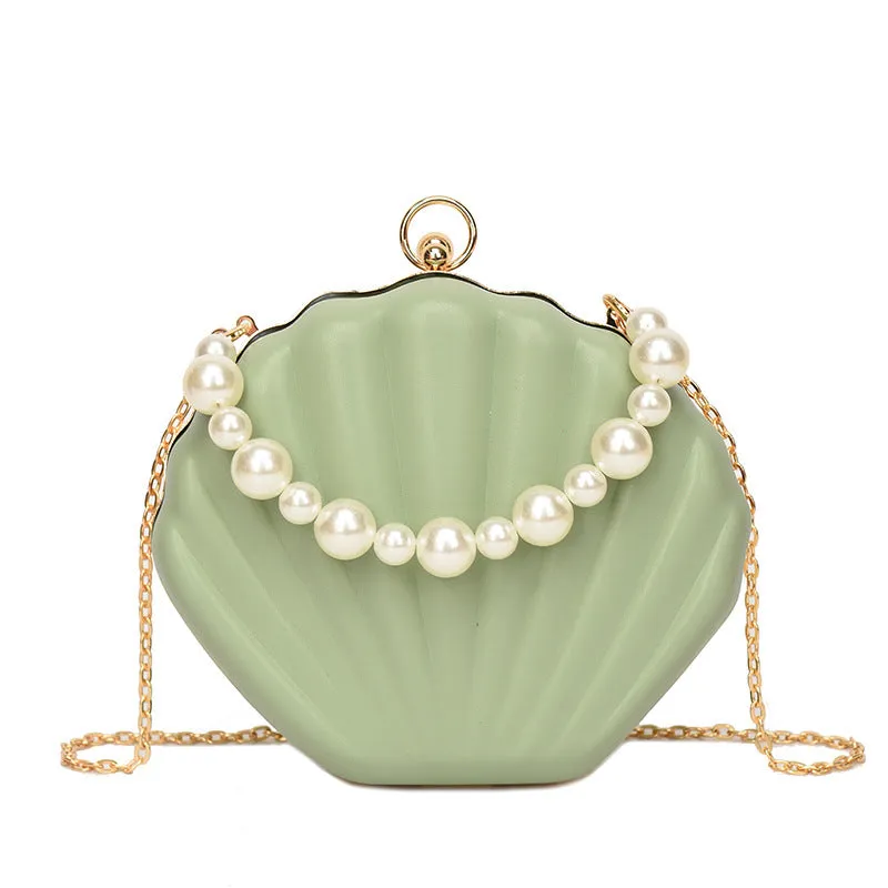 BerriesJam - 2024 Small Pearl Handheld Shell Bag