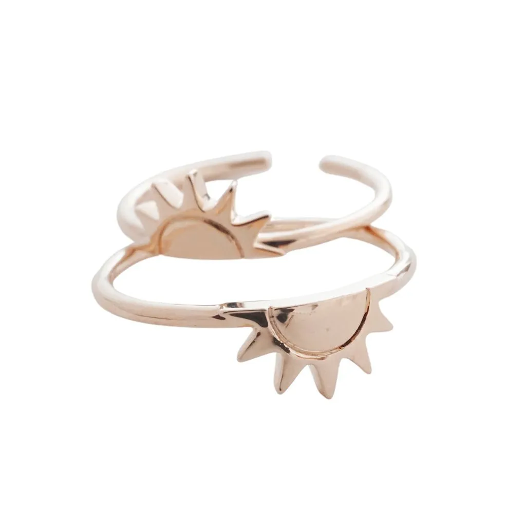 BFF Sun to Sunset Ring Duo