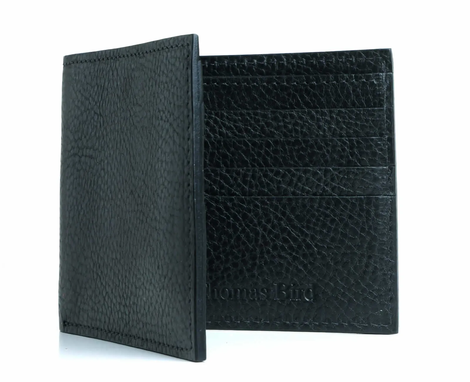 Bifold Leather Wallet Black