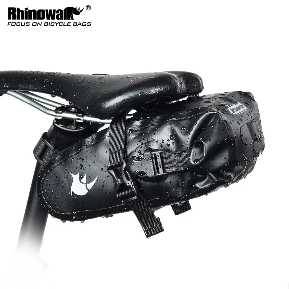 Bikepacking Bag Waterproof Bike Saddle Bag Large Capacity Bikepacking Seat Bag Road Mountain Bike Seat Bag