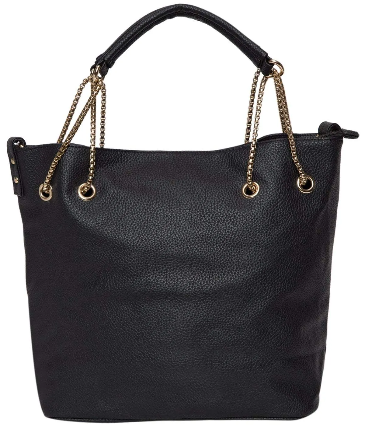 Black Chain Tote Bag