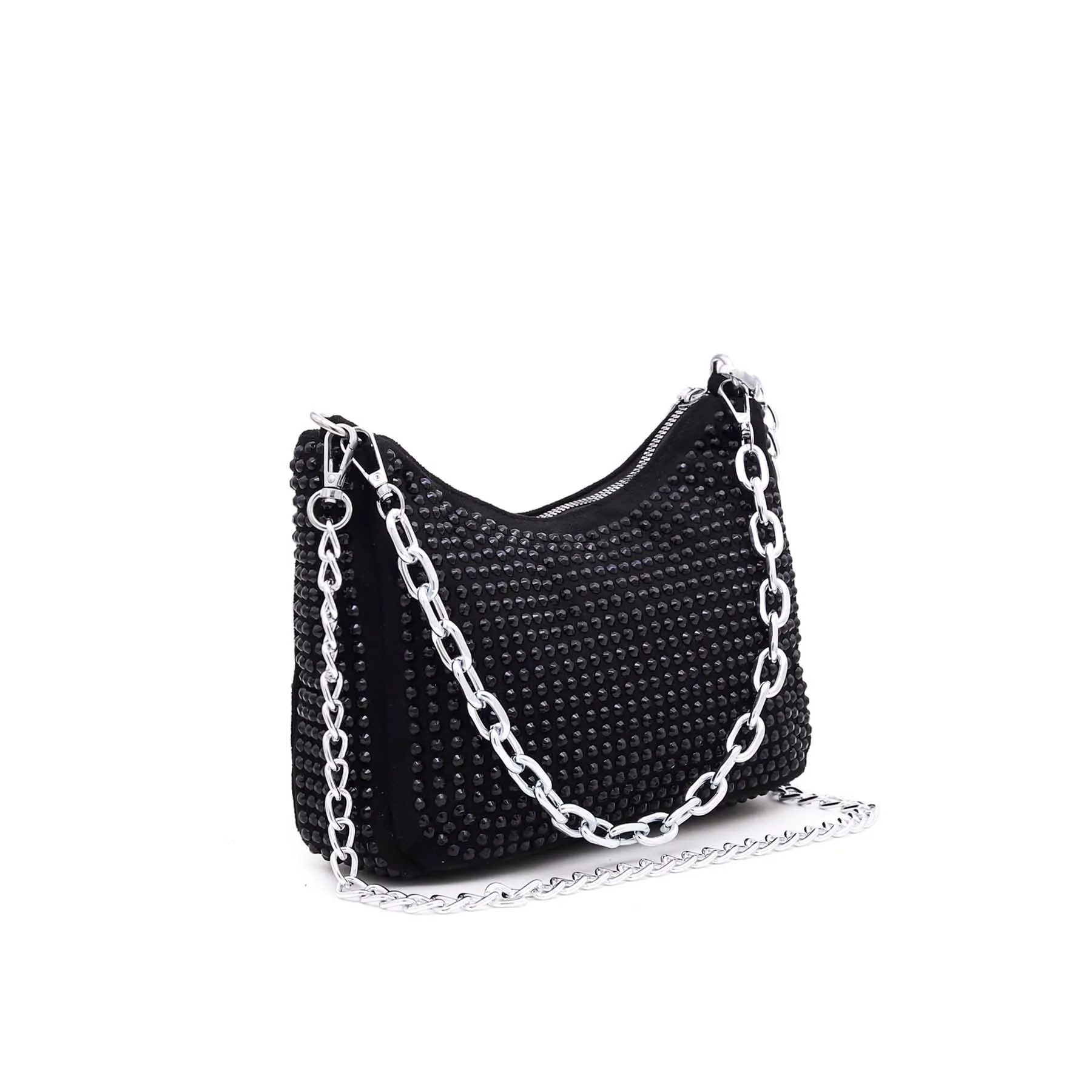 Black Formal Shoulder Bag P36115