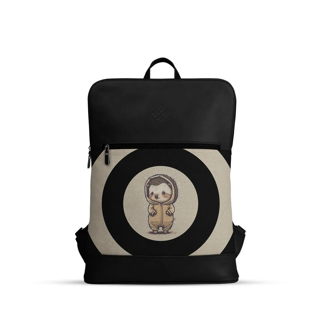 Black Orbit Laptop Backpack Hedgehog