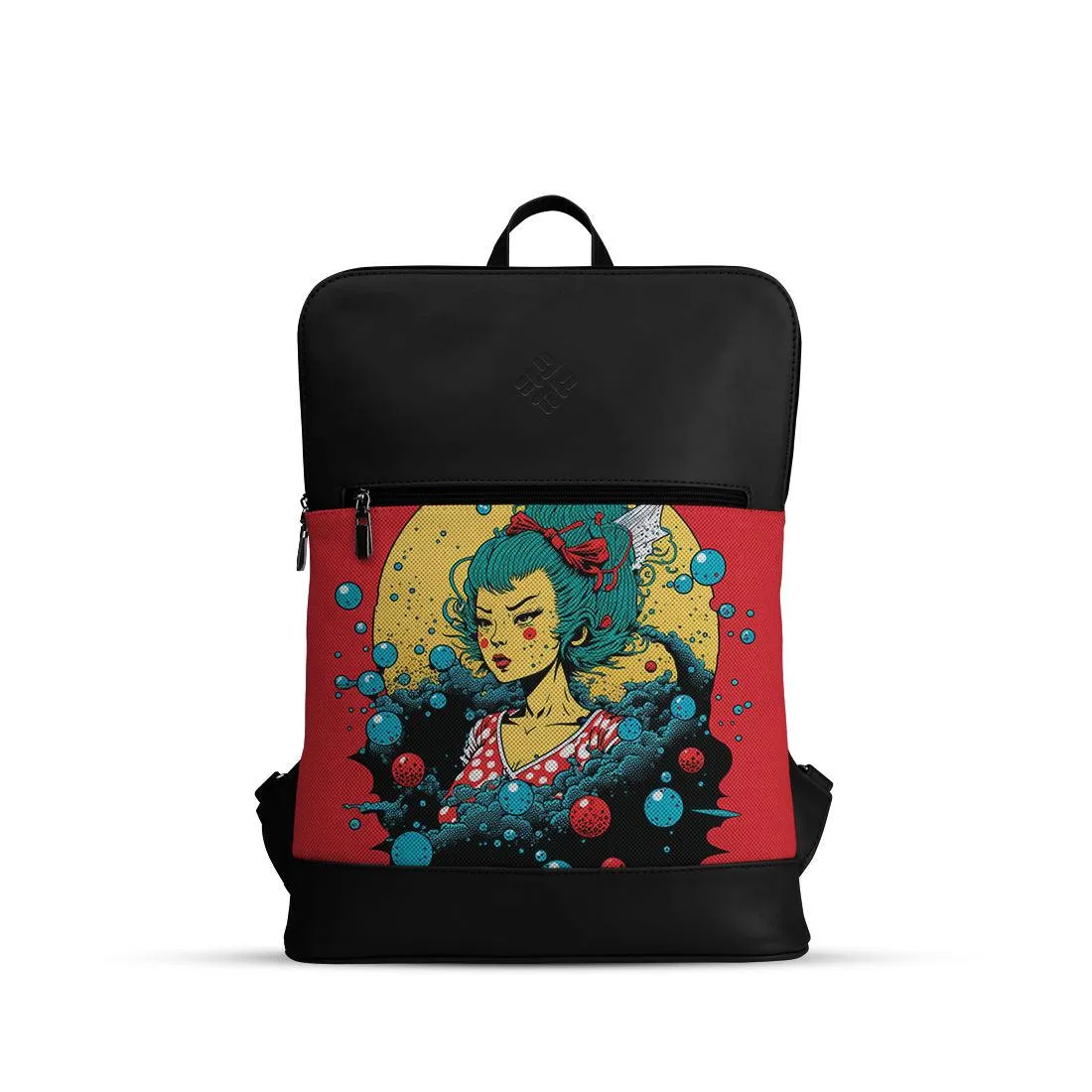 Black Orbit Laptop Backpack Sea Queen