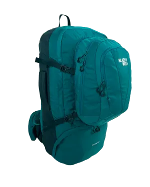 Black Wolf - Fulham II 80 Backpack - Quetzal Green/Sea Moss