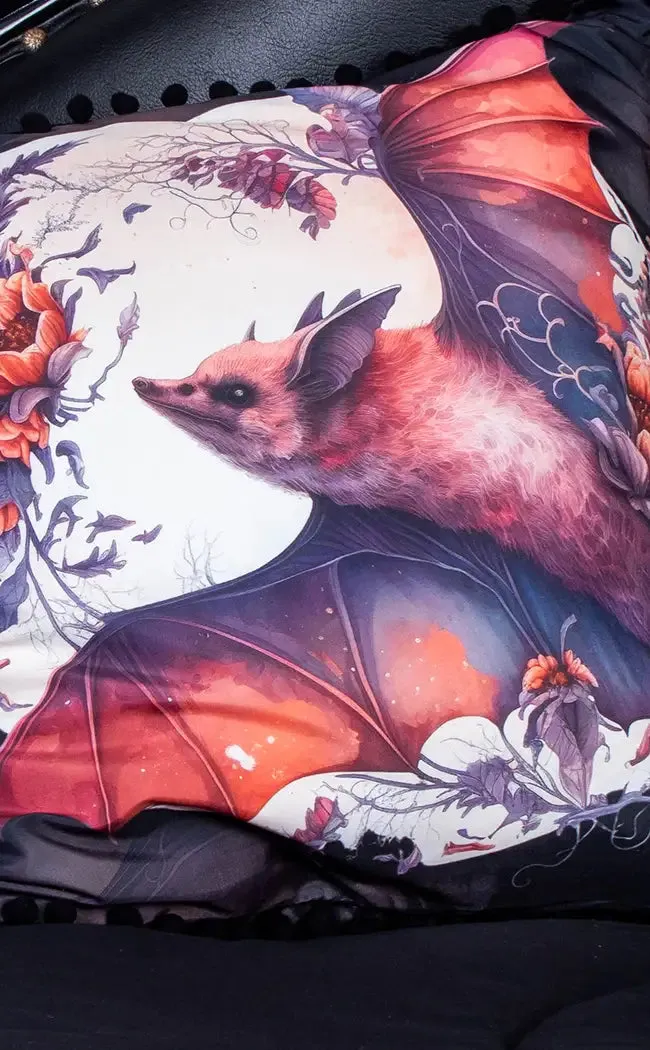 Blood Moon Bat Cushion Cover