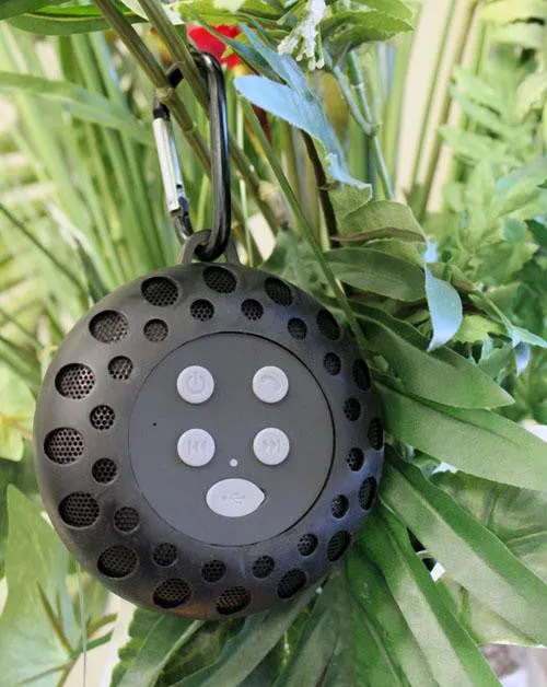 Bluetooth Speaker With Clip Black