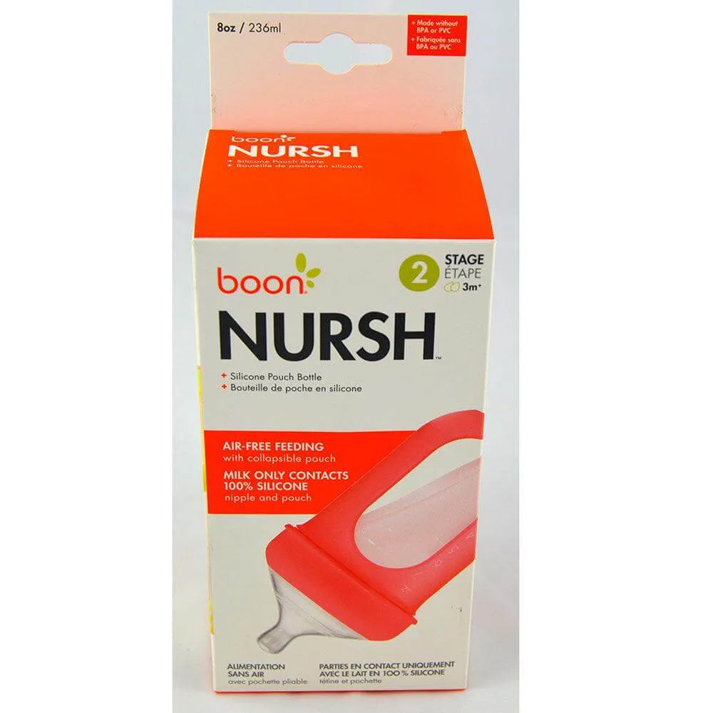 Boon Nursh 8Oz Grey Color Feeding Bottle || Birth  to 12months