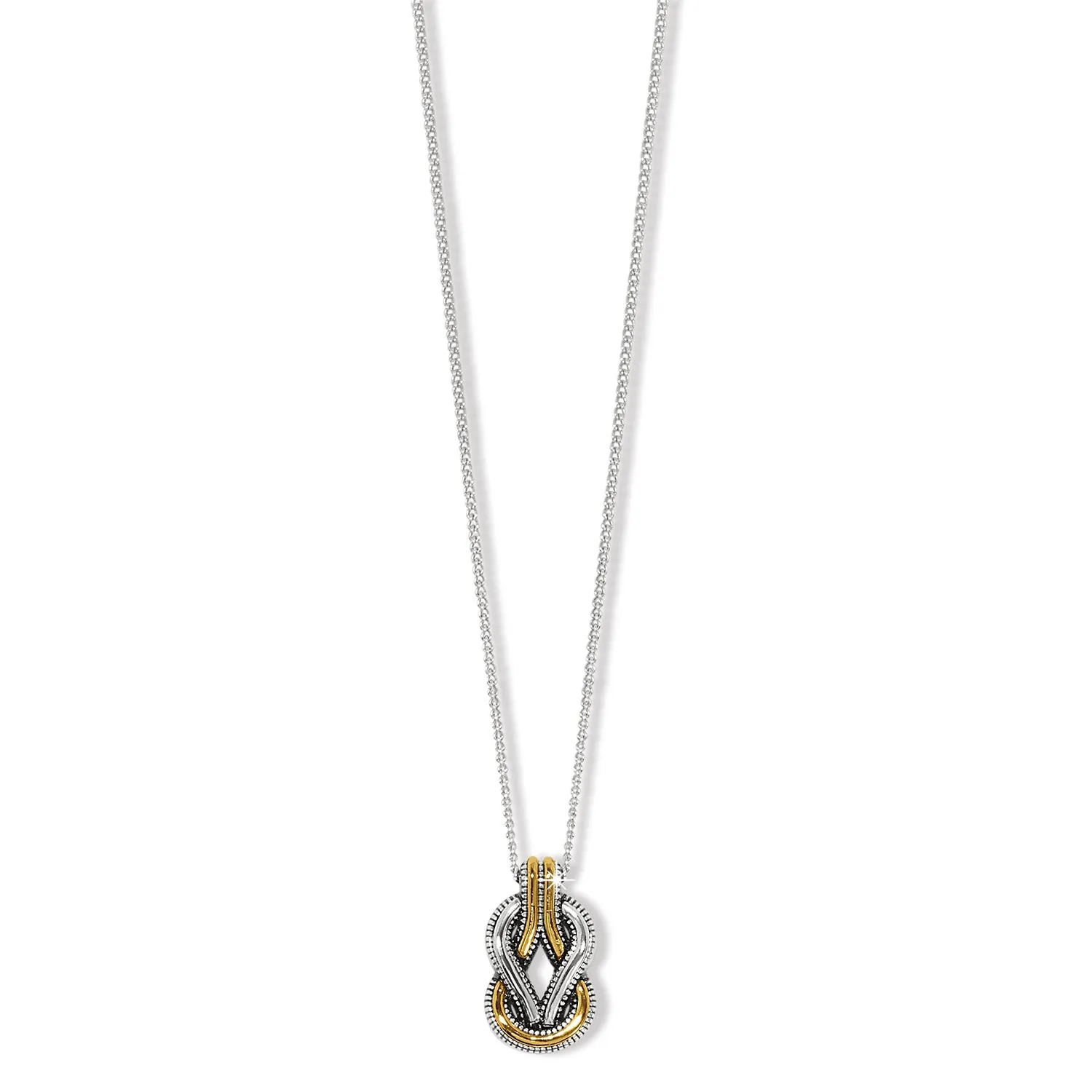 Brighton Interlok Harmony Two Tone Petite Necklace